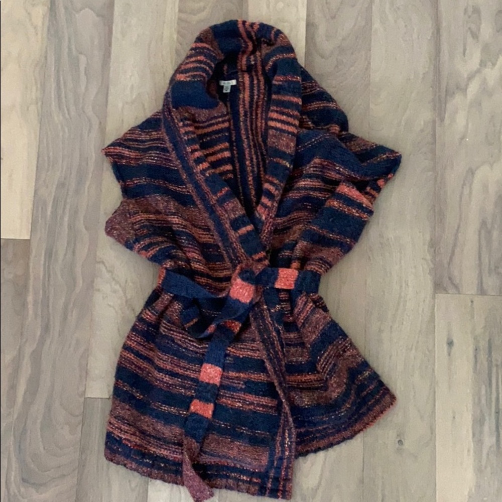 Ecote cowl neck wrap sweater vest